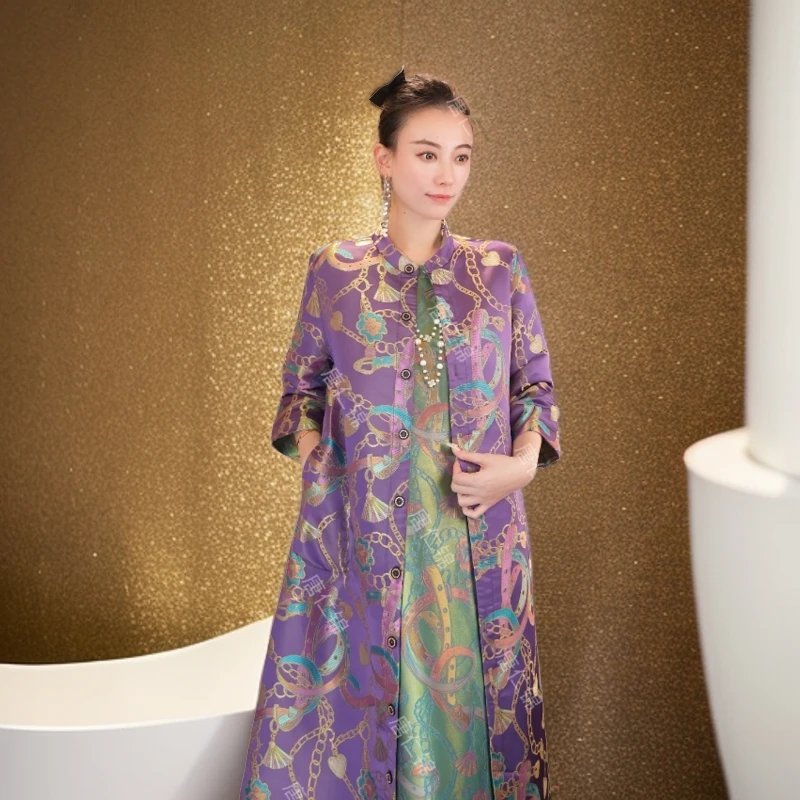 环环相扣｜新款双面穿气质款女装风衣外套2024B634夏秋