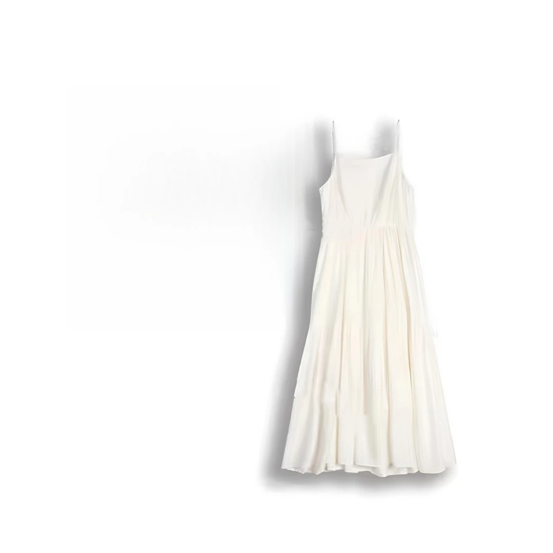 吊带连衣裙女新款甜美显瘦中长款无袖裙子