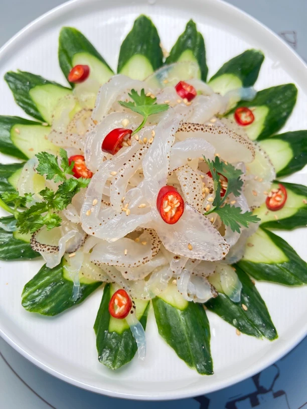 野生珊瑚海蜇丝爽脆凉拌菜净重3斤桶装发货