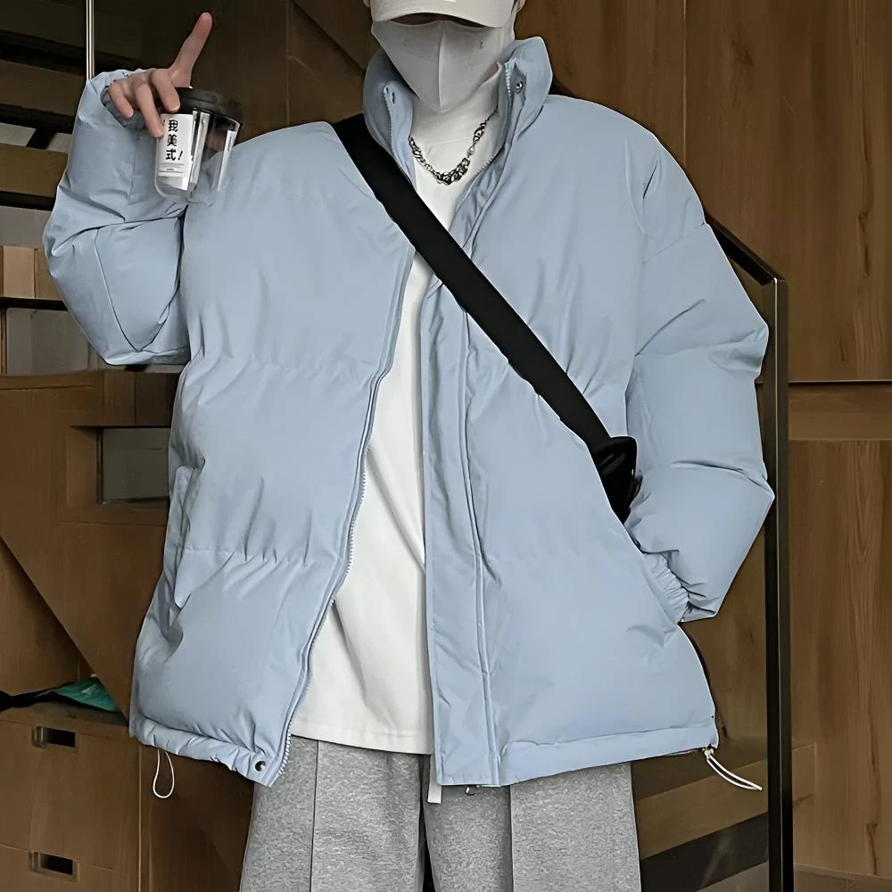 石墨烯三防保暖棉服外套秋冬新款学生男士小棉袄加厚立领情侣百搭