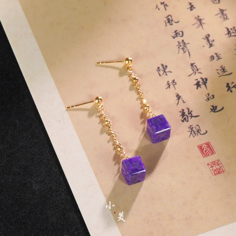 18K金舒俱来方糖耳环（多样性发）G3004