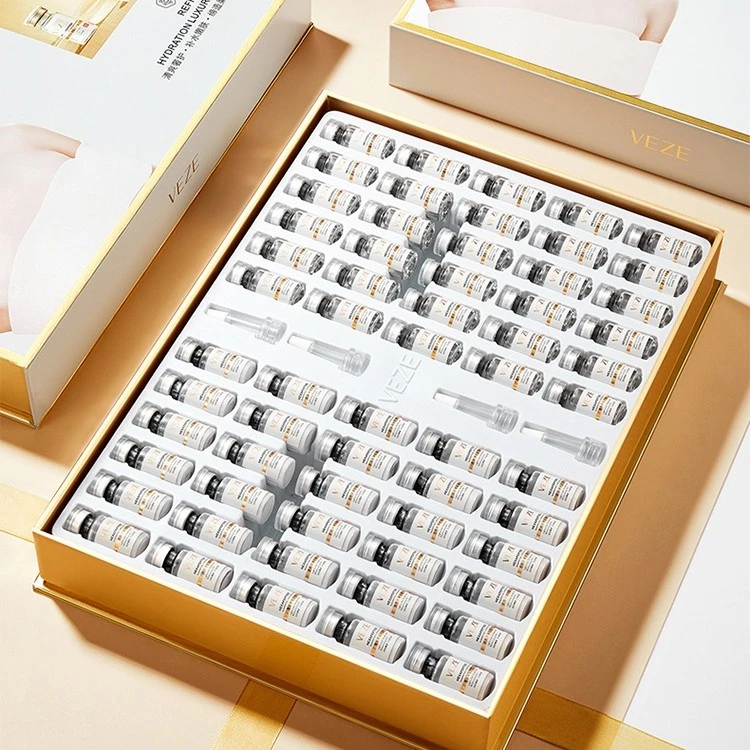 冻干粉盒保湿梵贞六胜肽寡肽弹润50mgx30瓶+3mlx30瓶易吸收干燥肌