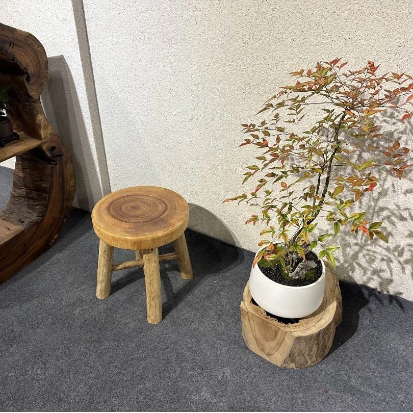 香樟木实木小圆手工复古客厅家用创意简约中式小凳凳子可桌可凳