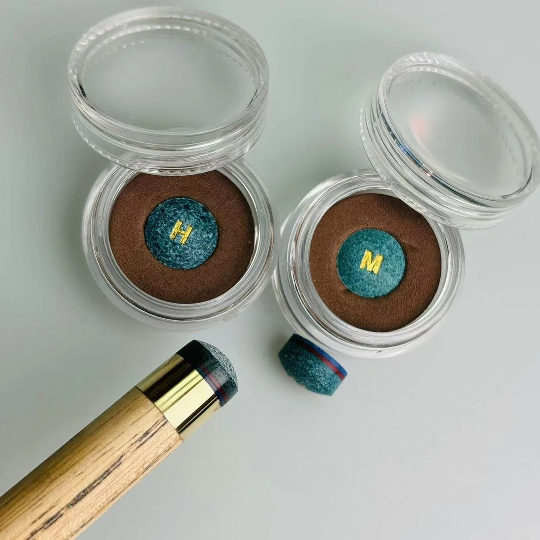 台球杆皮头彩虹阿塔11mm职业单层杆头斯诺克黑八手工杆头台球配件