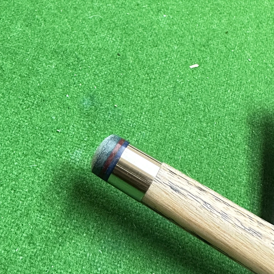 手工皮头杆头单层大小头杆斯诺克中式黑八花式九球杆11MM下单包邮