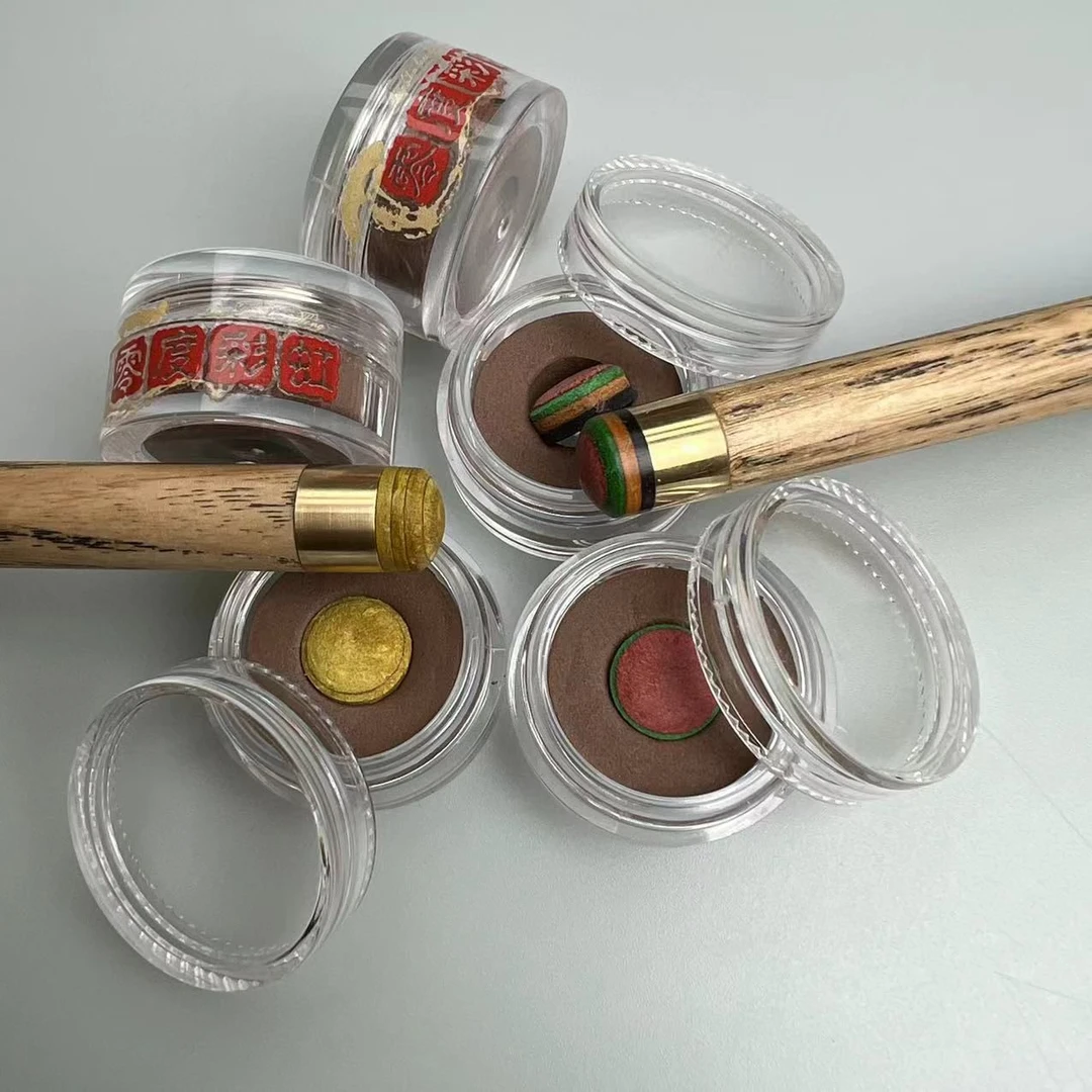 零度彩虹台球腾蛇皮头11毫米 斯诺克手工黄金眼三代杆头 台球配件