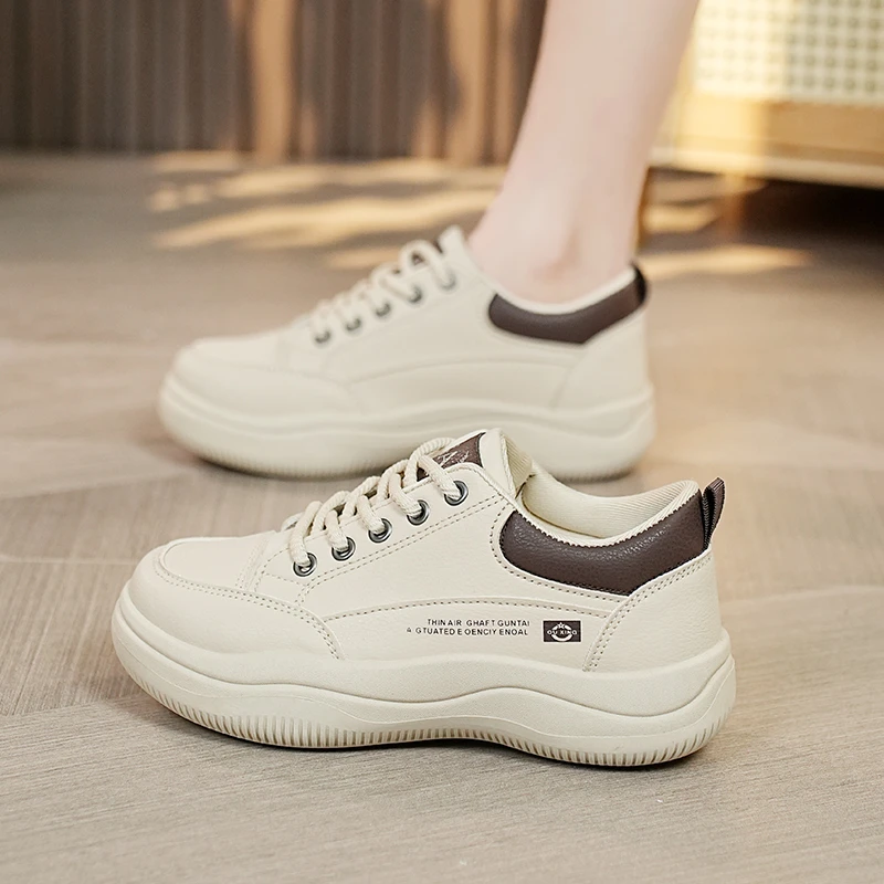 2025新款时尚百搭女鞋春秋板鞋ins潮鞋平底小白鞋潮流运动休闲鞋