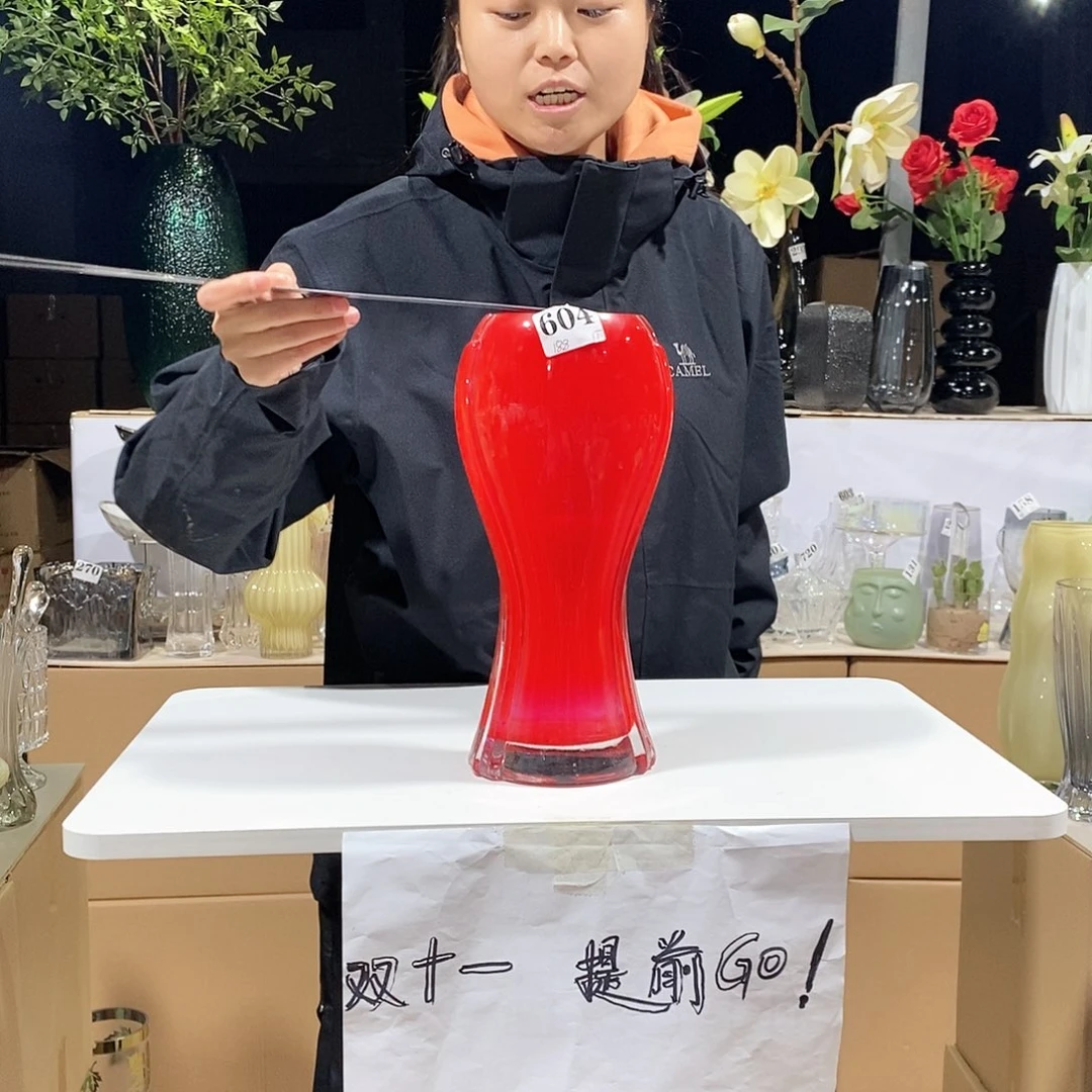 604高30口10×8玻璃花瓶嘎嘎好看