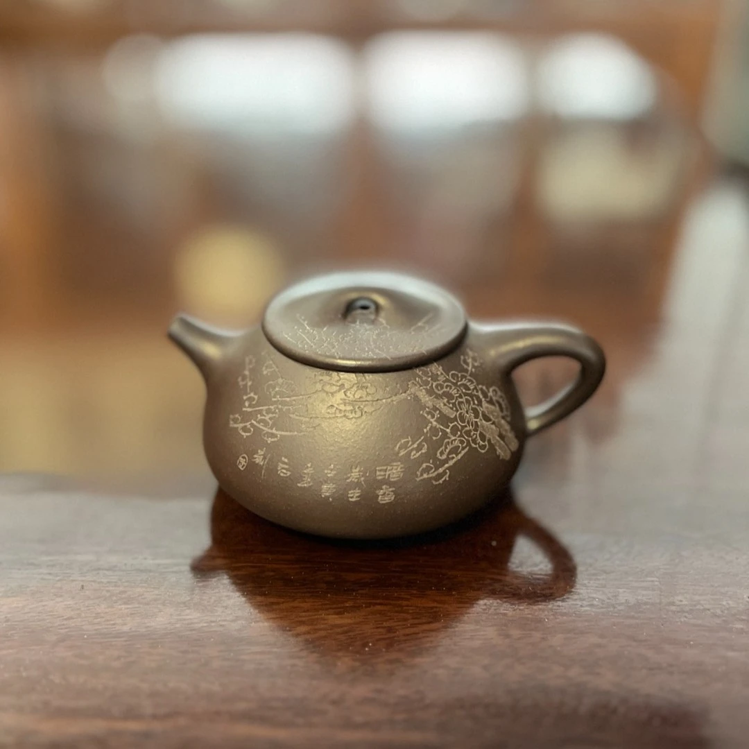 满瓢壶  容量290cc左右  半手工制作  手工紫砂壶精器 陈老师作品