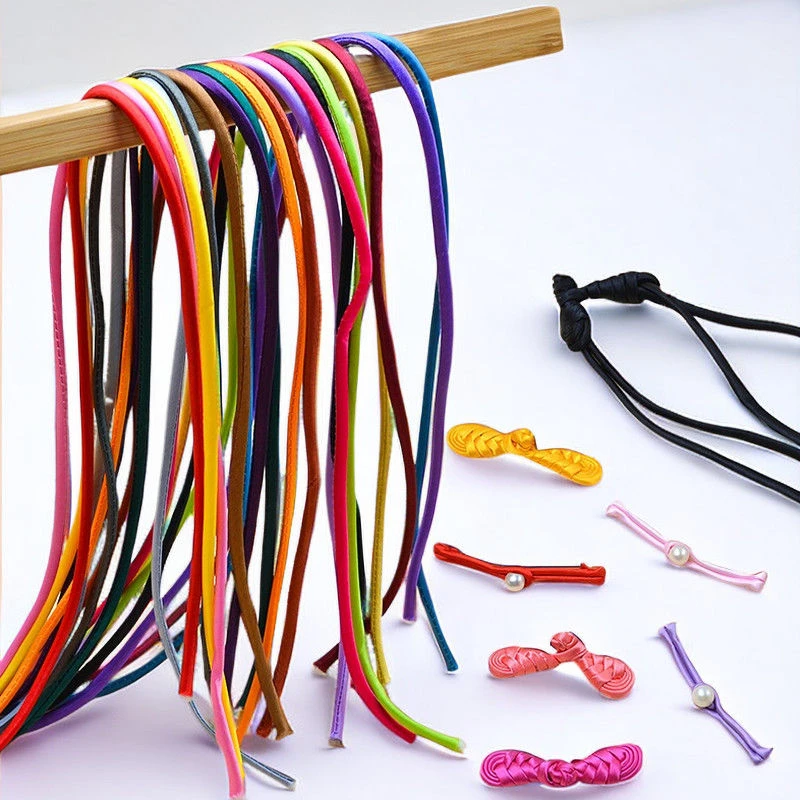 盘扣绳扣子手工diy材料辅料唐装一字扣布条制作编织复古装饰纽扣