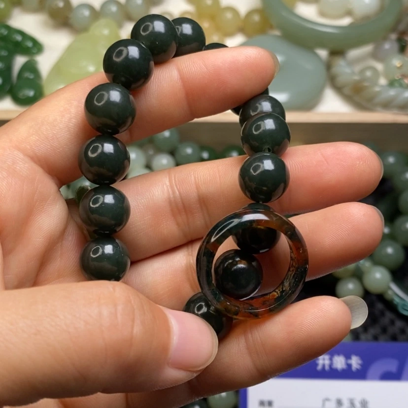 【闪购商品】和田玉手链未镶嵌不***叔