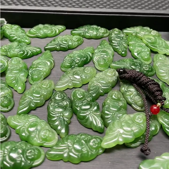 【老郑家】和田玉逍遥佛挂件 多样性发1件