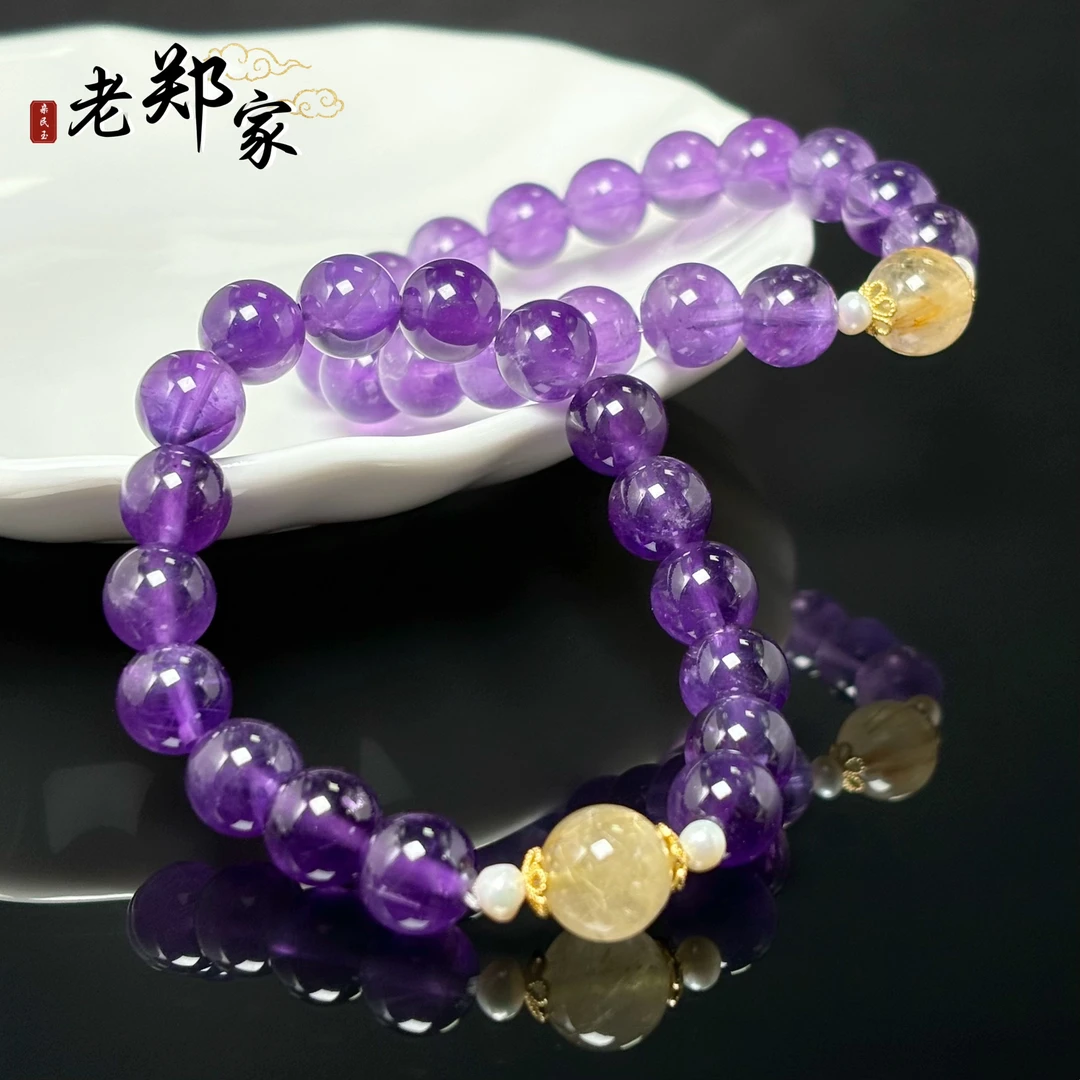 【老郑家】水晶DIY手串 约10mm (多样性发一件)964