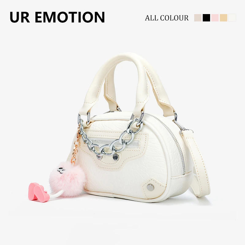 UR EMOTION小众设计小包包女2025新款原创洋气链条手提单肩斜挎包