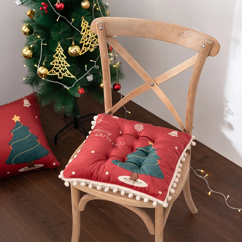 2025新款牛奶绒椅子坐垫柔软垫子