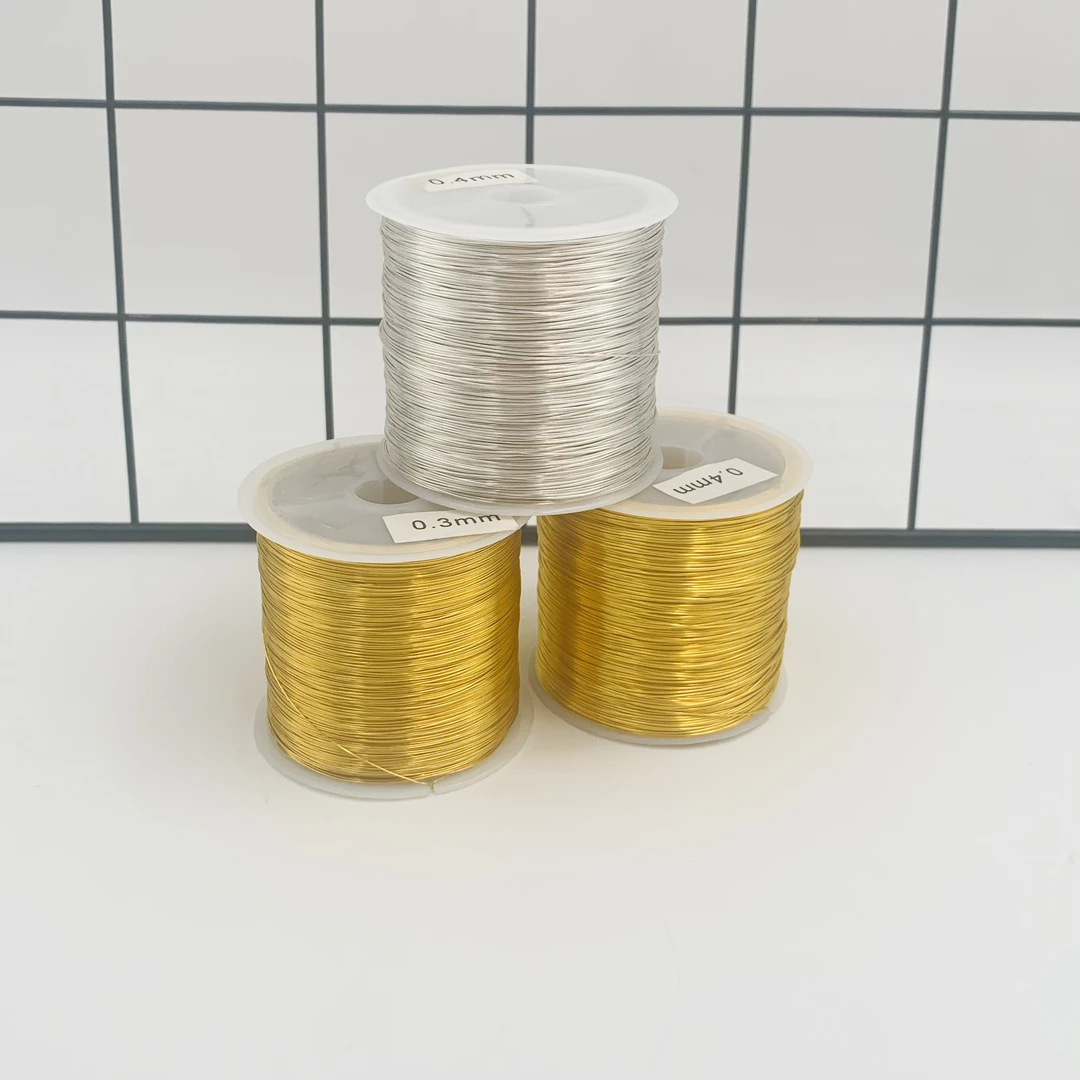 【小蚂蚁饰品】保色铜丝 100码铜线不褪色抗氧化手工古风缠花