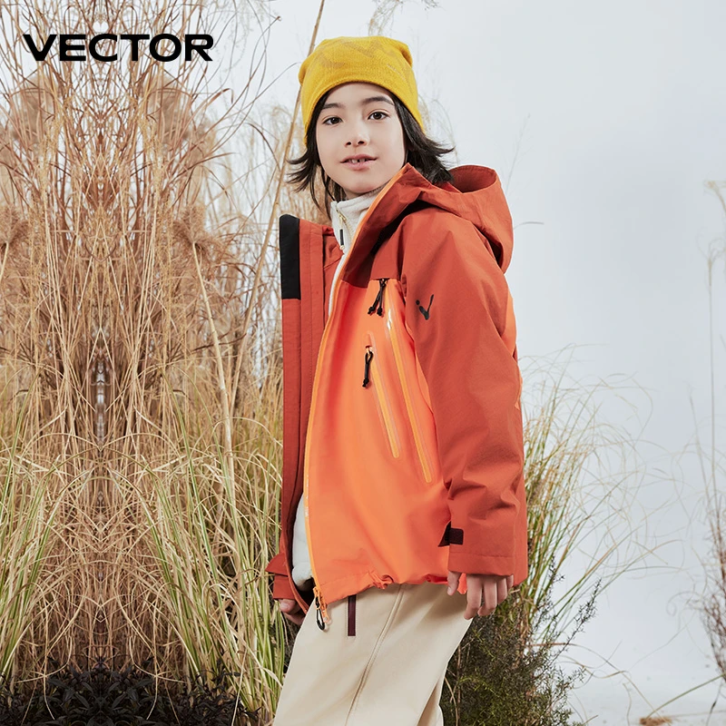VECTOR【商城市集】冲锋衣可拆卸三合一儿童户外防风防水保暖透气
