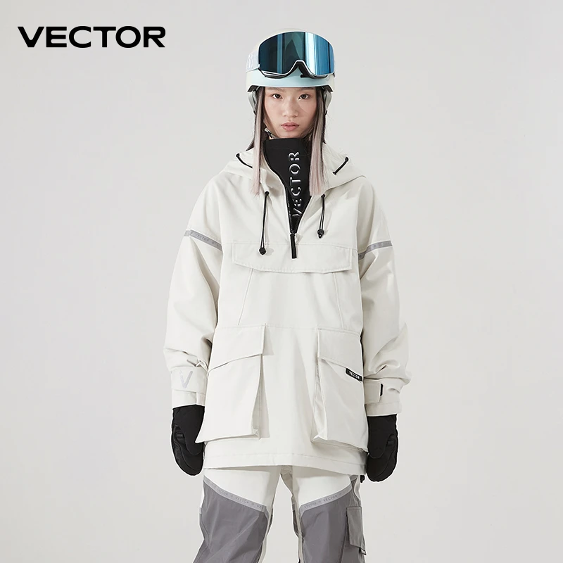 滑雪服男女防风防水保暖户外套头分体滑雪外套单双板雪服