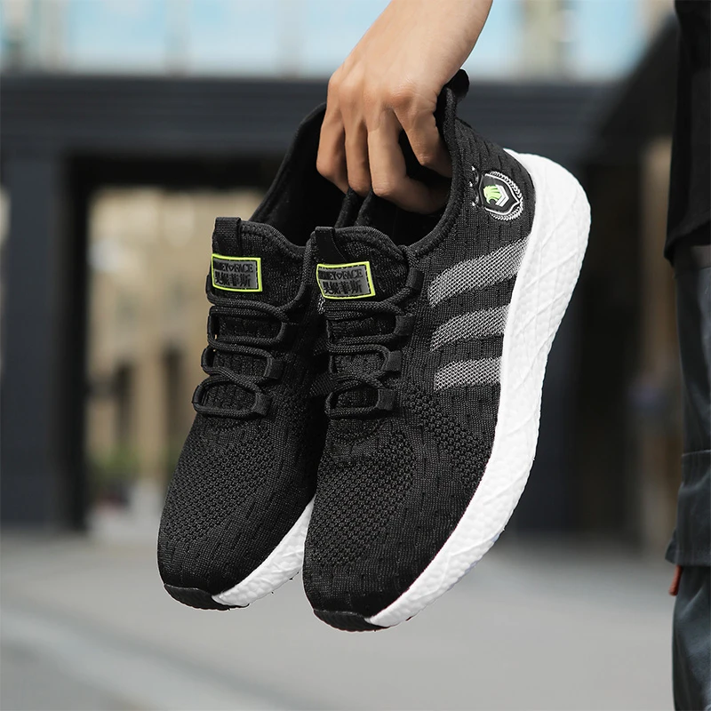 2023新款男鞋休闲夏季网面运动跑步百搭情侣鞋透气轻便一脚蹬