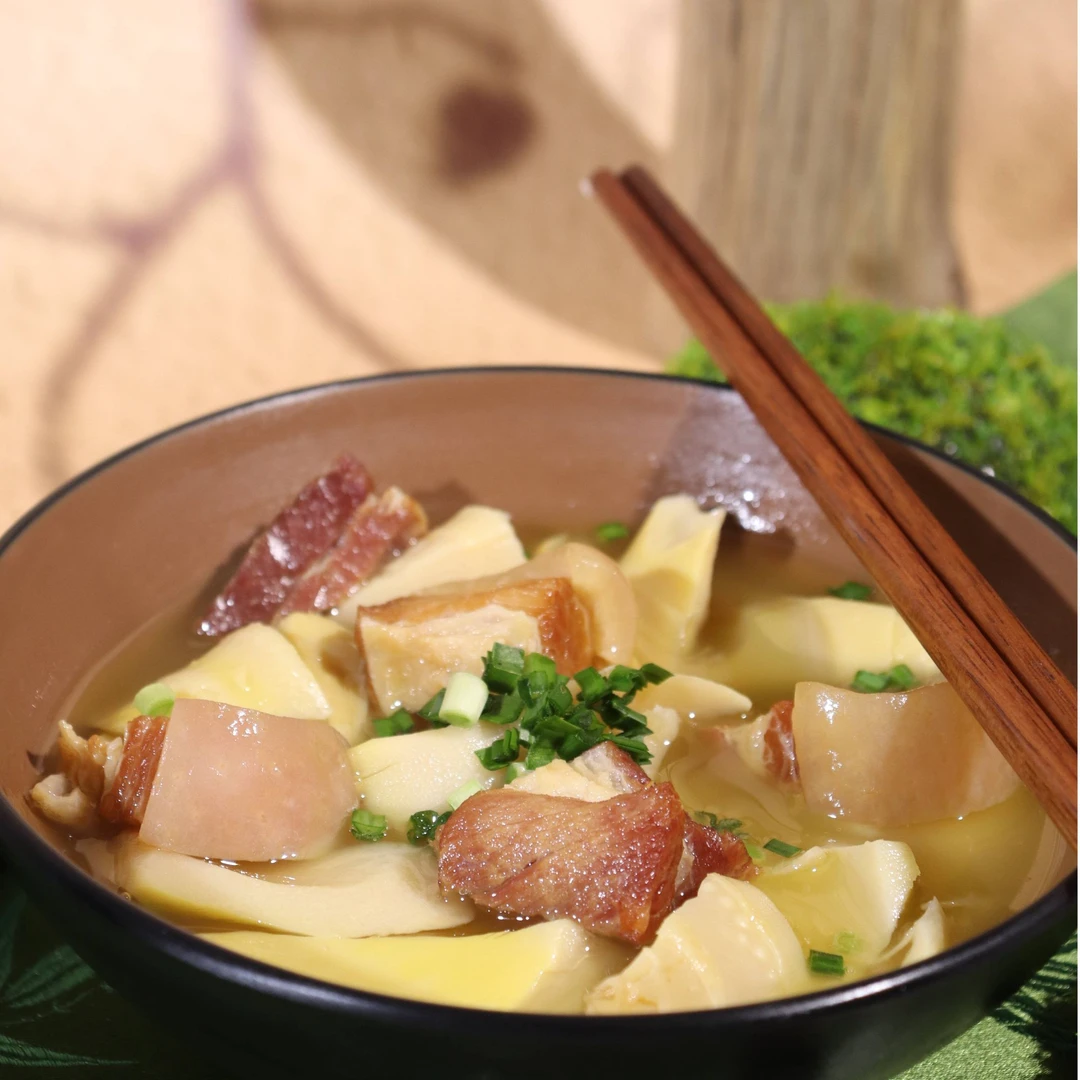 腌笃鲜鲜笋炖咸肉800g家常菜预制菜