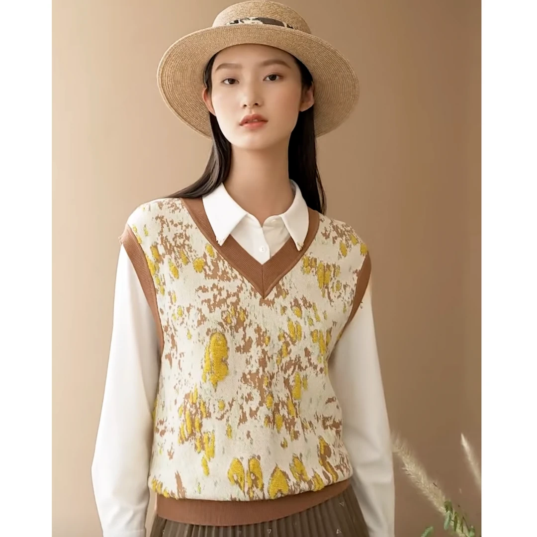 KS 珂思 提花针织背心