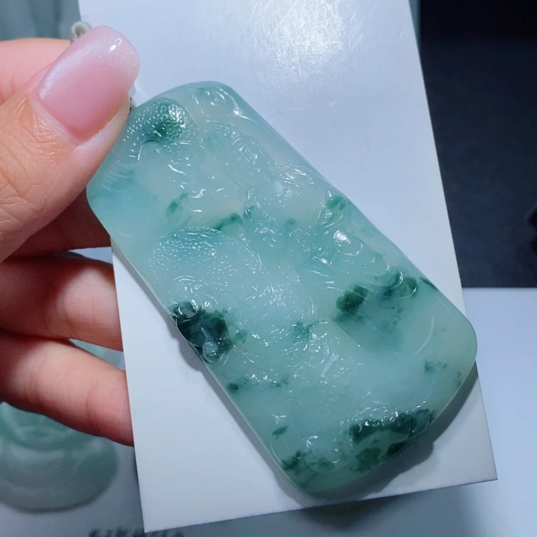 定制翡翠未镶嵌定制吊坠