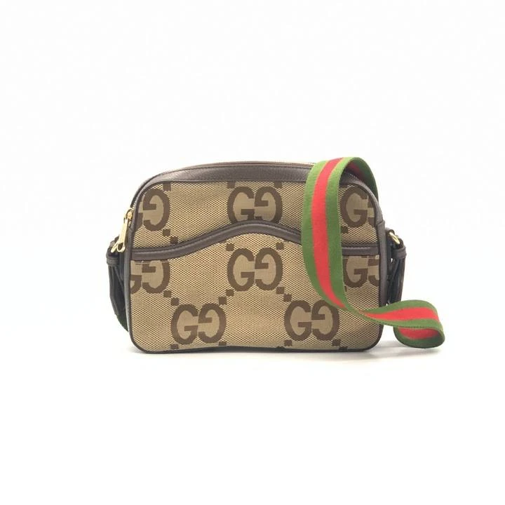 95新 GUCCI/古驰  牛奢网/古驰老花大花斜挎包/中性奢侈经典