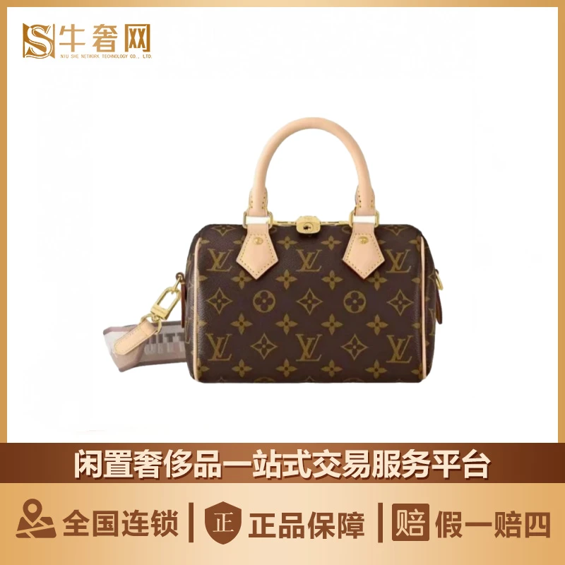 99新 LouisVuitton/路易威登 牛奢网周年庆/LV奶茶色单肩sp20经典