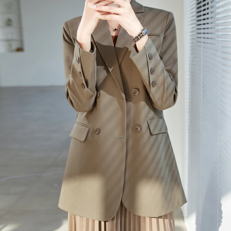 网红高级感西装外套女款爆款2025新款休闲小众设计感免烫西服女