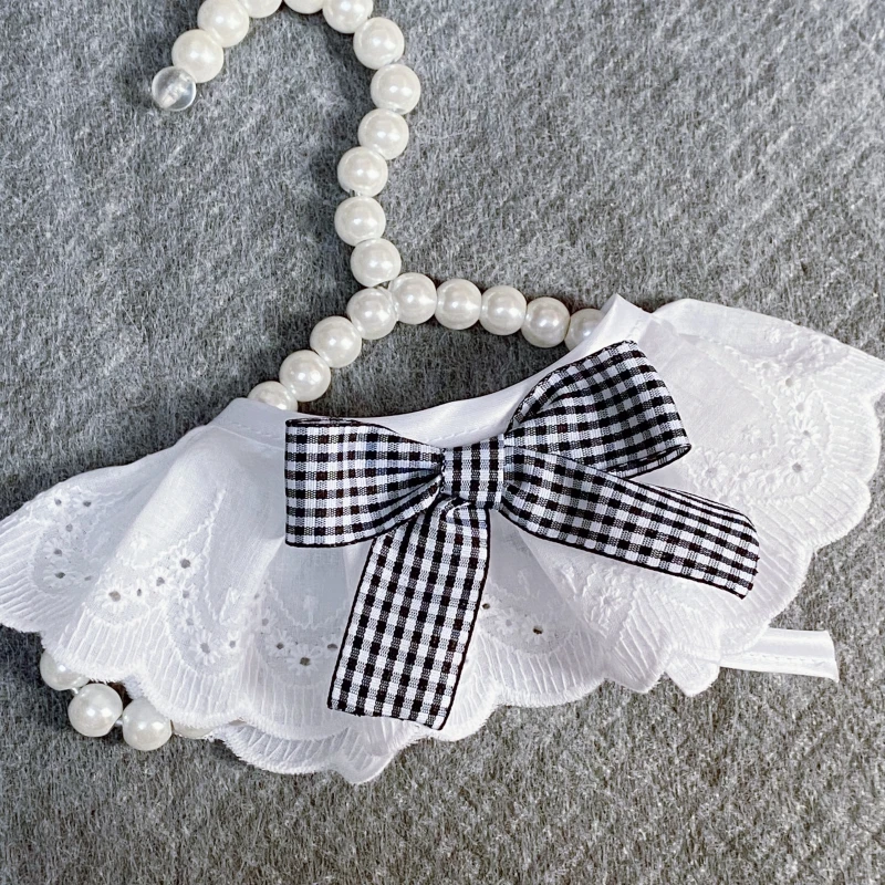 猫咪围脖猫咪项圈狗狗围脖小中大型犬布偶可爱防舔英伦风宠物饰品