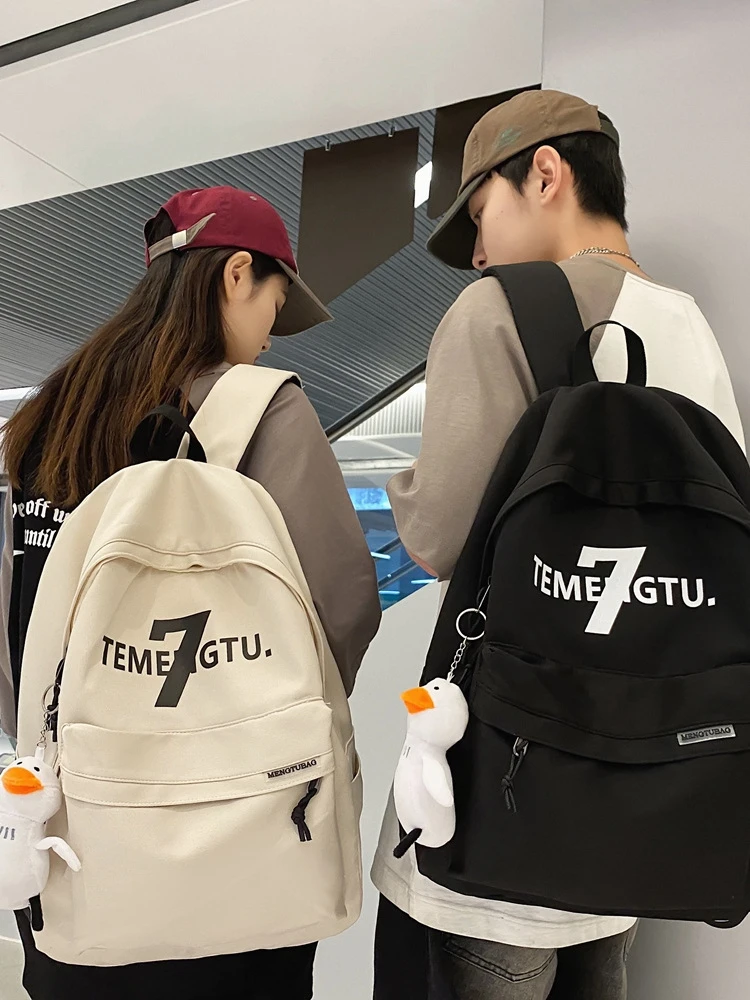 大学生书包ins高颜值男女运动休闲双肩包女生旅行背包百搭潮流