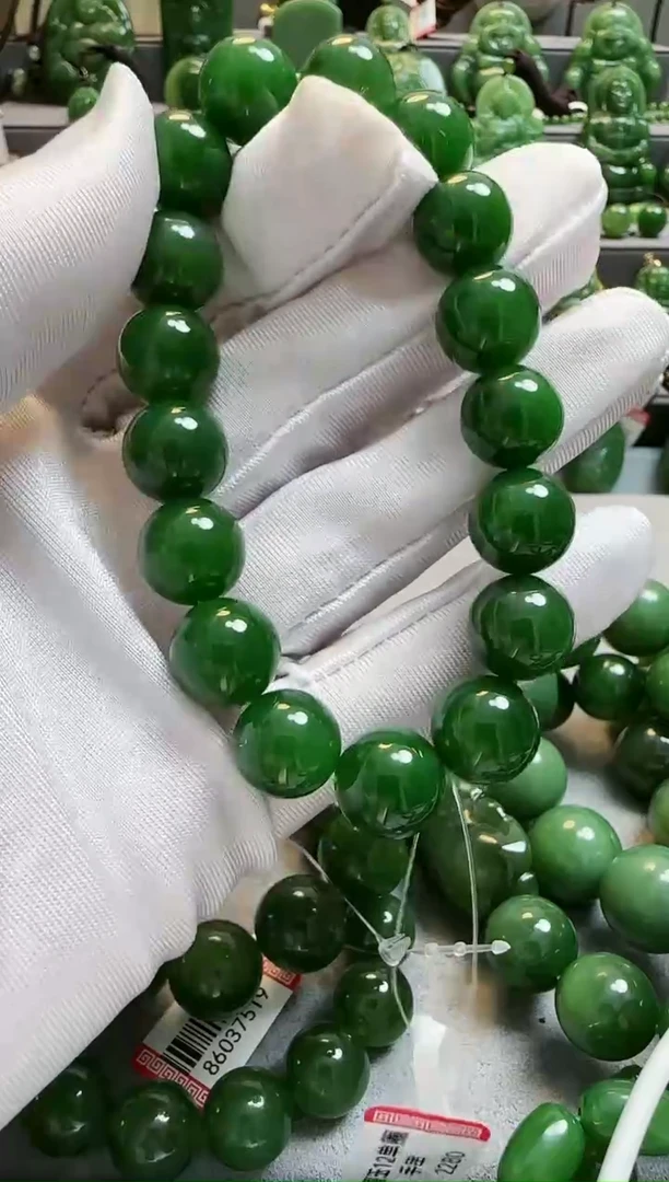 【闪购商品】和田玉手串未镶嵌单圈（带有微水线不影响佩戴）