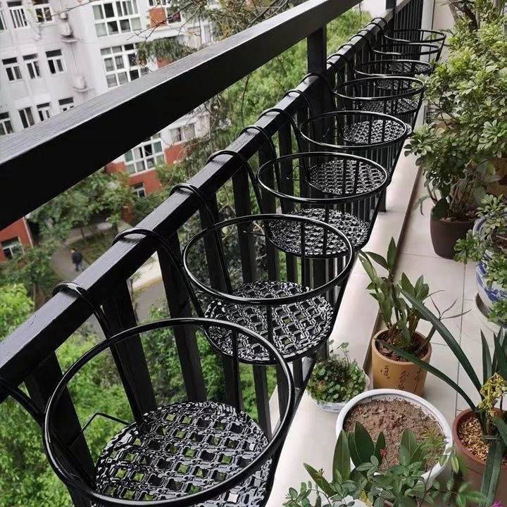 【粉丝福利】阳台养花架盆栽室内吊兰绿萝阳台栏杆花架挂墙绿植花