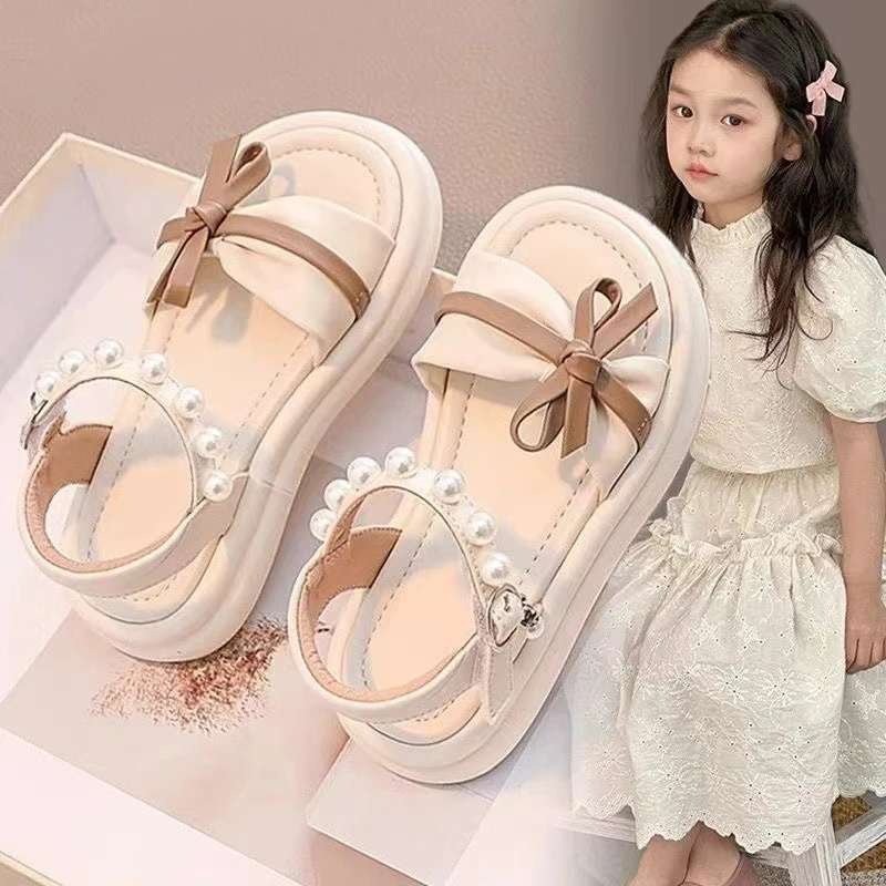女童2025新款鞋子儿童宝宝公主凉鞋夏季爆款大童洋气软底沙滩