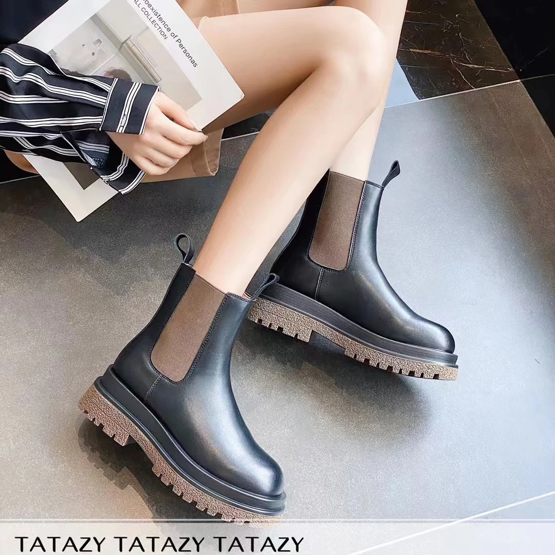 9770秋冬新款时尚潮流气质烟管靴