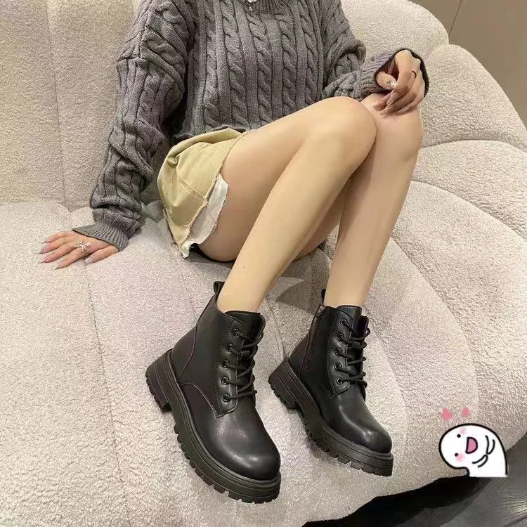 886时尚百搭休闲短桶马丁靴886