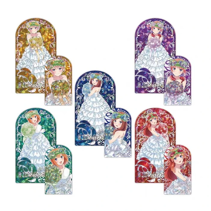 【五等分的花嫁】棱镜视觉卡 黑礼服白婚纱日版谷子周边盲盒代拆