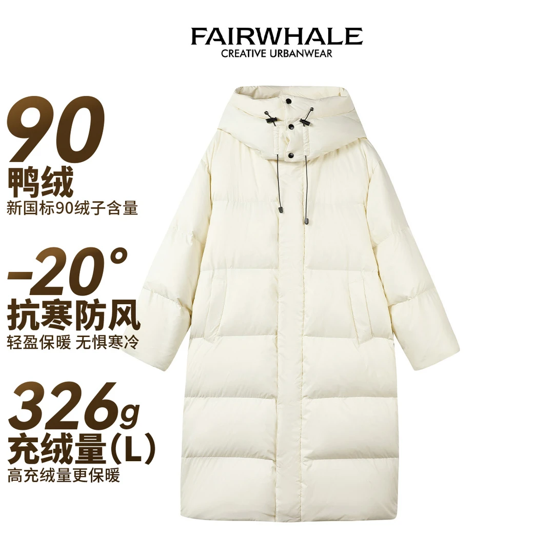 品牌女装秋冬保暖个性条纹90鸭绒保暖羽绒服 f24014a141