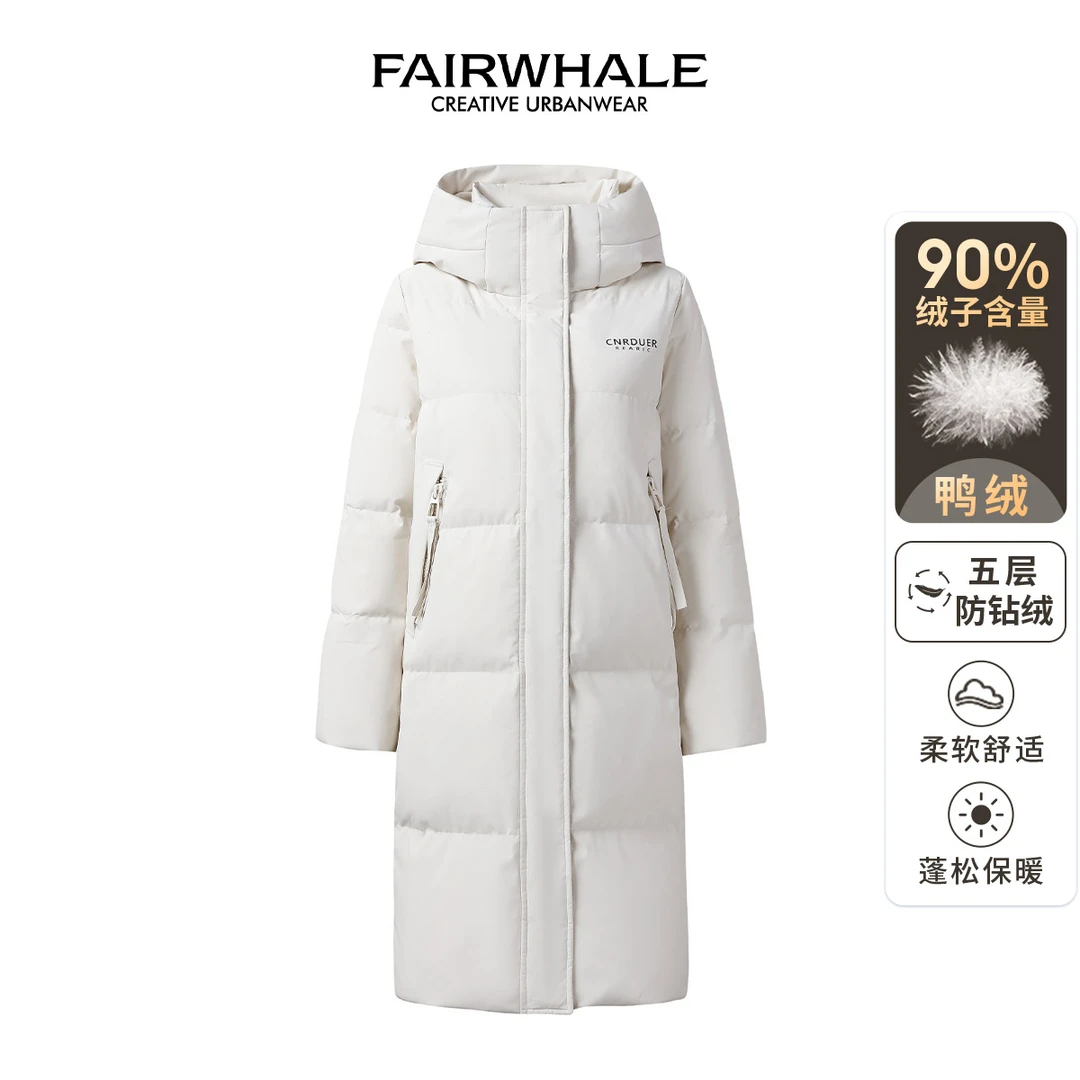 【高高专属】马克华菲女装休闲大口袋90鸭绒羽绒服 F34014AS006