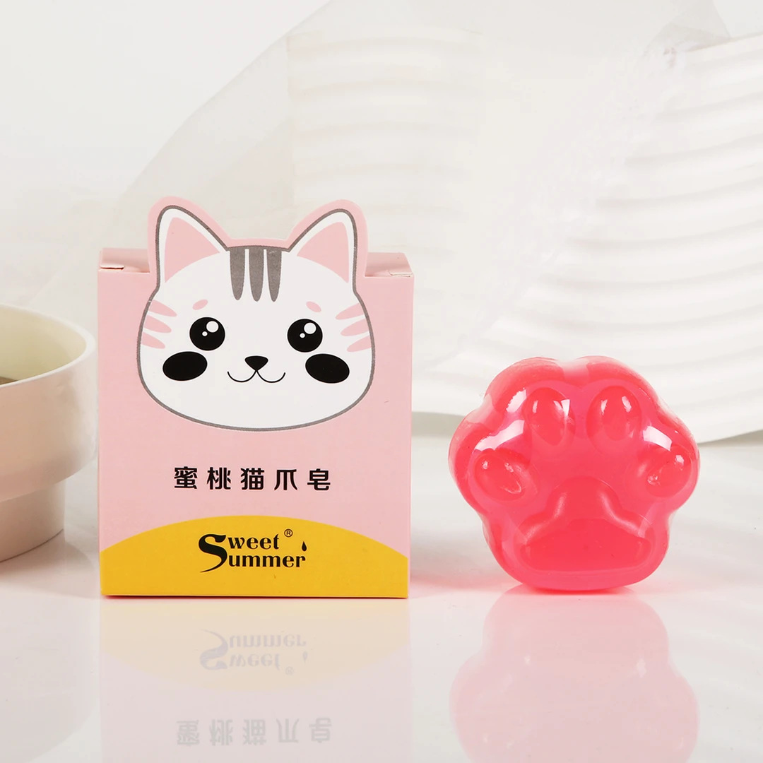 Sweet Summer猫爪卡通儿童手工皂伴手礼网红香皂精油皂超可爱香皂