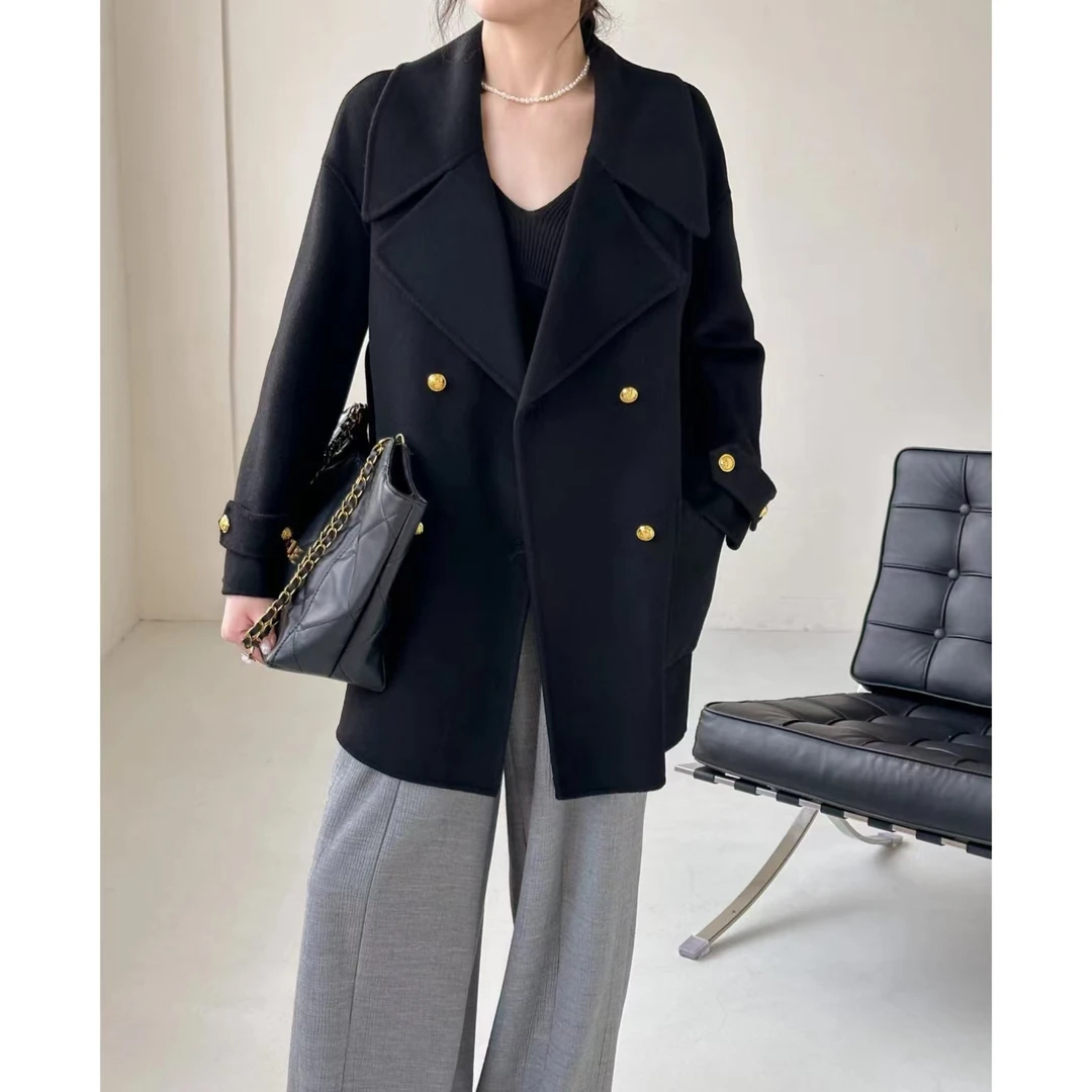 【小云总专享】2025新款气质轻奢绵羊毛大衣外套3998
