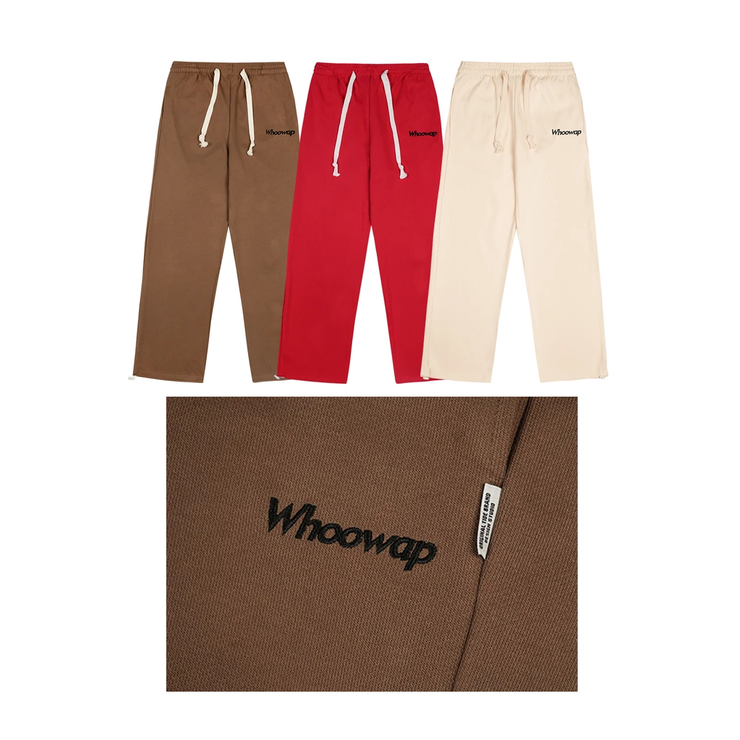 Ramp mann 裤子休闲裤针织直筒卫裤长裤舒适时尚户外百搭春季阔腿