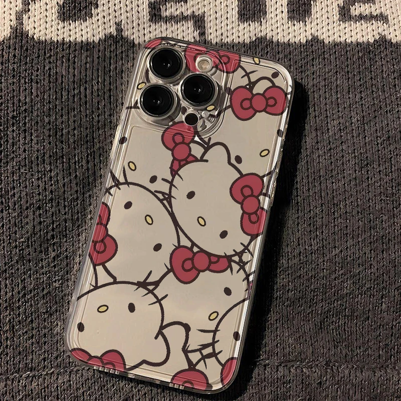 满屏凯蒂头适用于iPhone15/14/13/12手机壳11p苹果华为oppovivo软