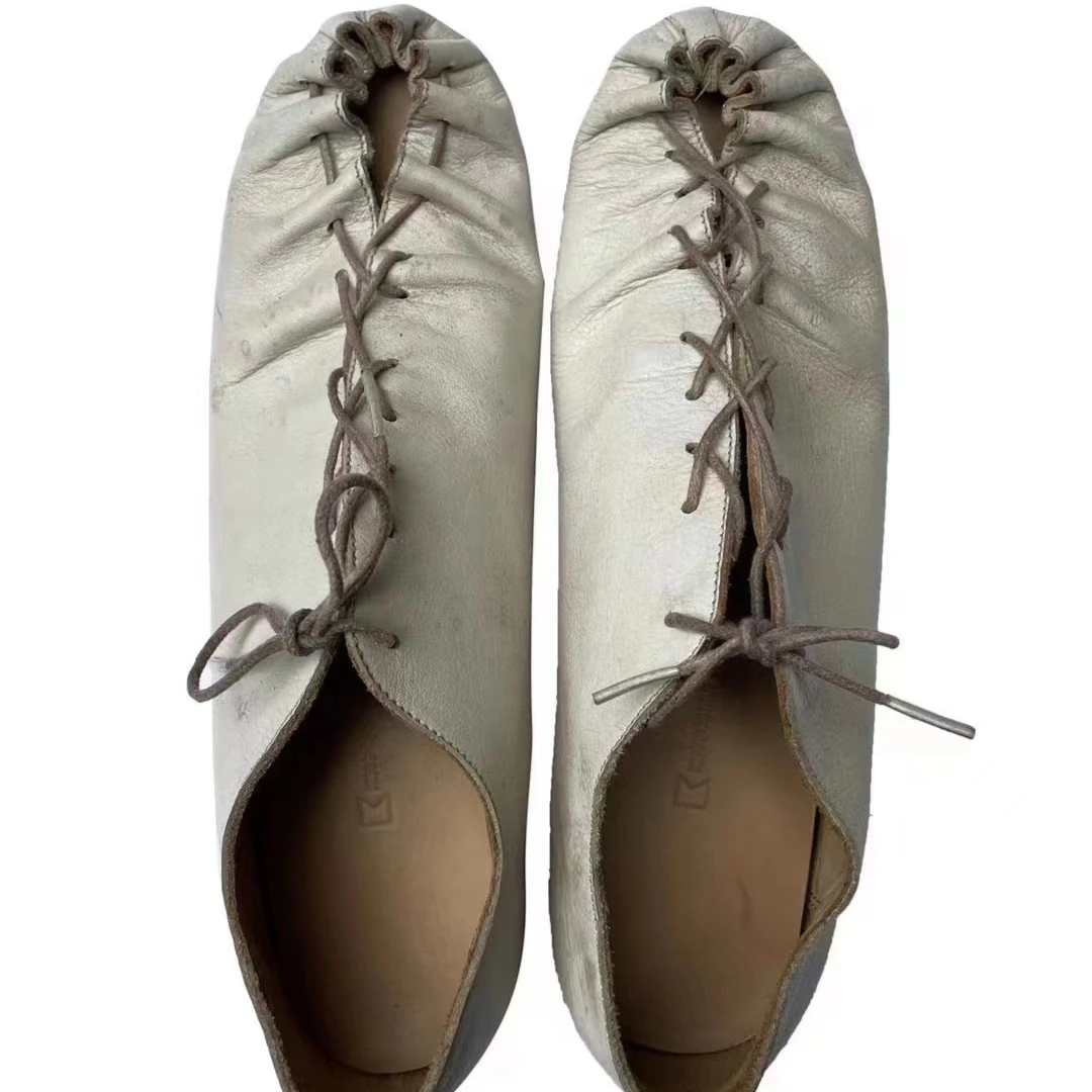 左岸迷香原创设计果儿坊【猪蹄鞋】皮鞋 经典 牛皮 春夏款  S007