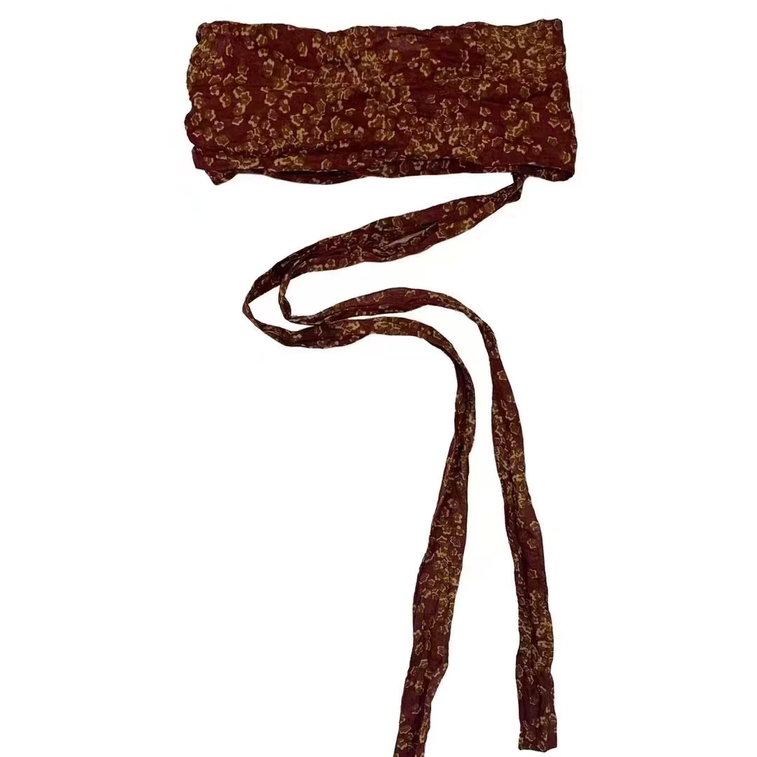 左岸迷香 果儿坊【腰封】时尚 百搭 复古 红色 气质 舒适 0021