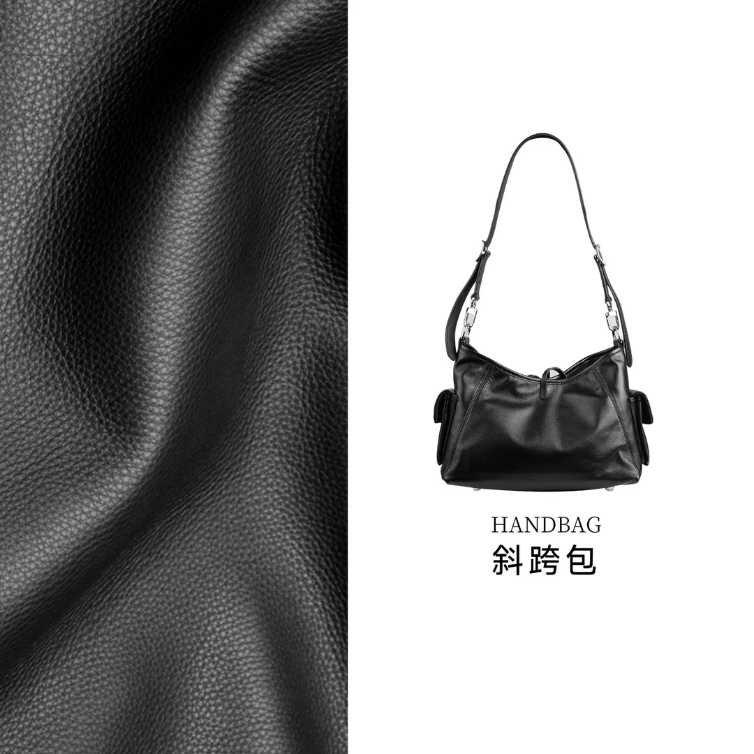 黑武士单肩包2024新款时尚百搭潮流女包包