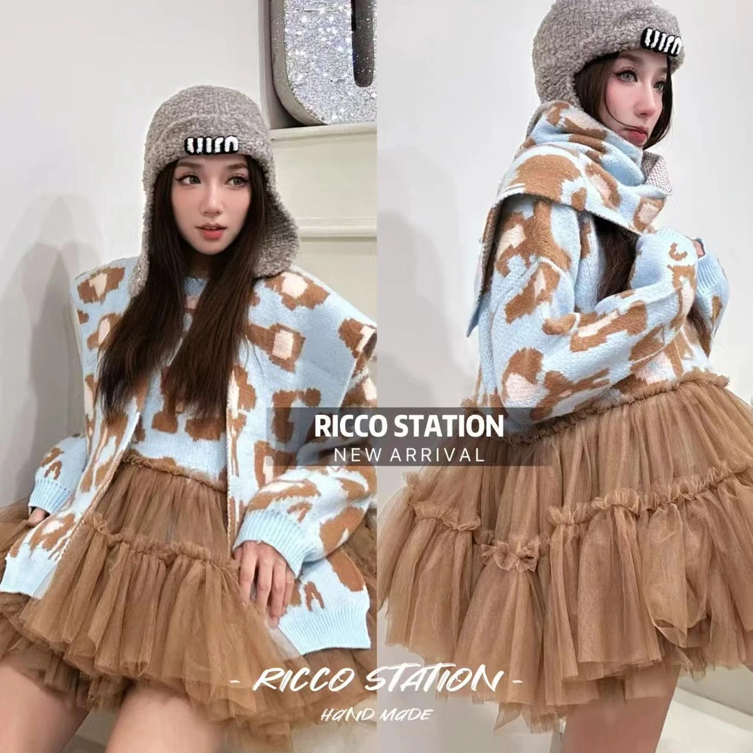 陈腰精CC重工订制披肩拼接网纱连衣裙名媛风高档大牌显瘦高贵潮女