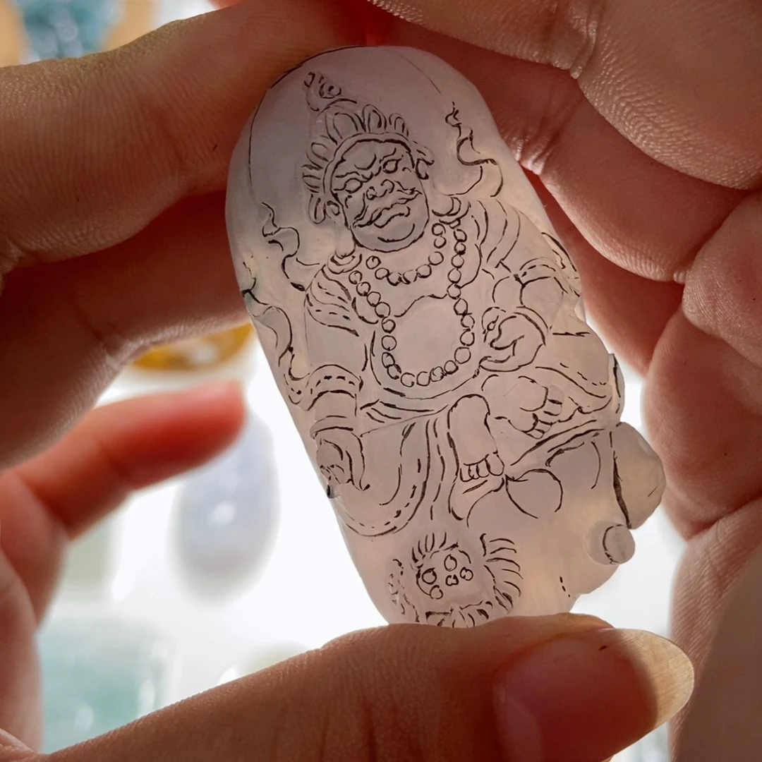 【闪购商品】定制翡翠未镶嵌波*哥毛胚