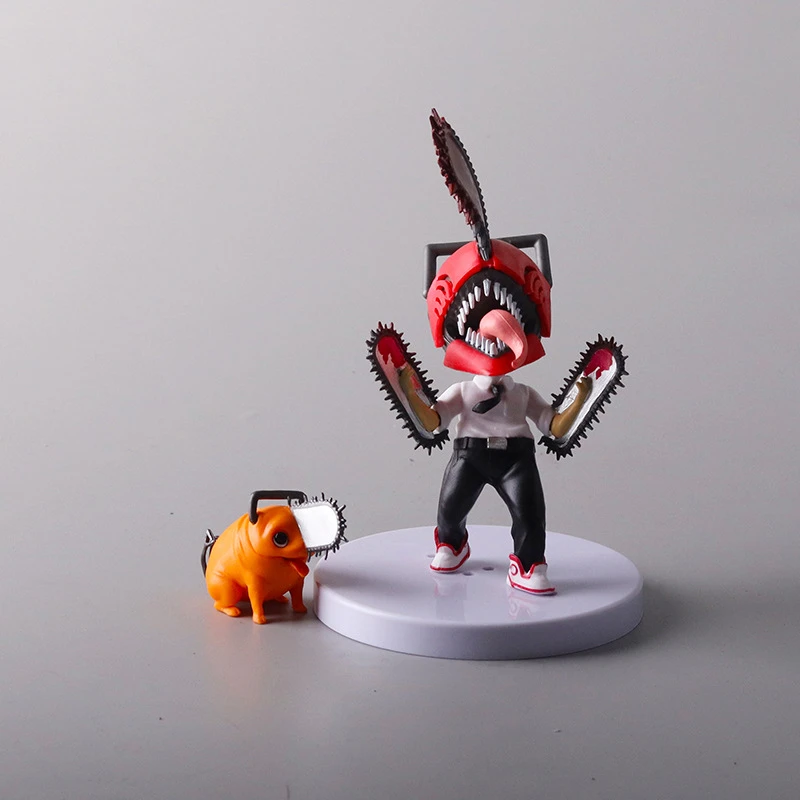 14.5cm 电锯人手办 动漫卡通 电锯狗 公仔玩具摆件