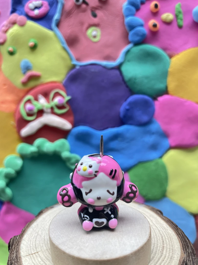 【B70】辣妹风SP-纯手工捏捏制作DIY创意手机链